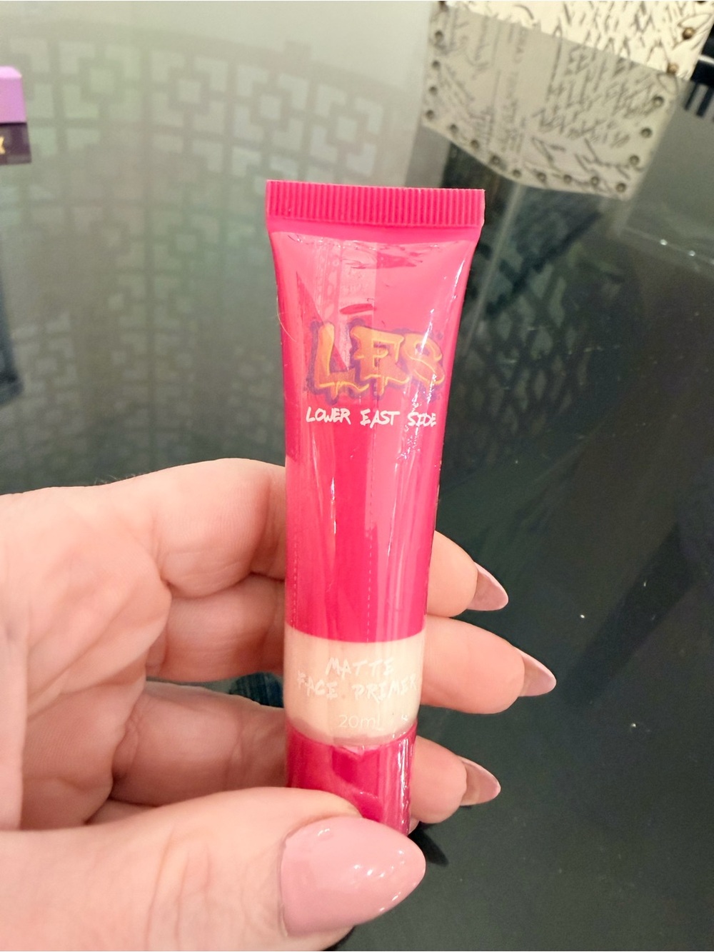 LOWER EAST SIDE Matte Face Primer - Hot Pink Tube